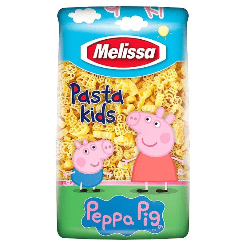 Pasta Kids Peppa Pig (500g) Melissa von Melissa bei Araxxon  - Hochwertiges griechisches Produkt.   Pasta Kids Peppa Pig (500g) Melissa από Melissa στο Araxxon  - Αυθεντικό ελληνικό προϊόν.